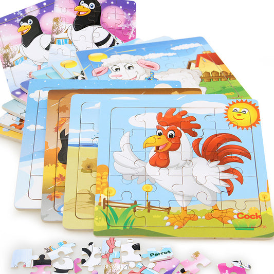 Farm Friends Wooden Puzzle for Kids
